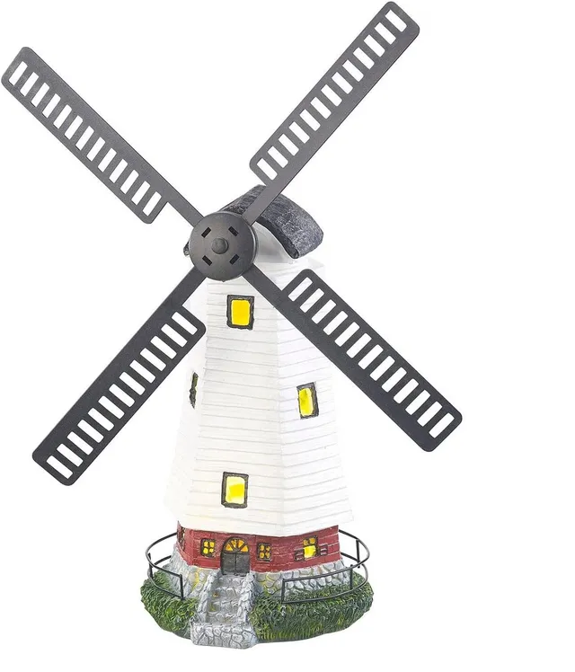 buri-solar-windm-hle-50-cm-led-windrad-gartenleuchte-landhaus-stil image 1