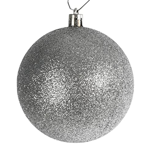 buri-christbaumkugeln-silber-8-cm-kunststoff-35er-set-weihnachtskugeln image 5