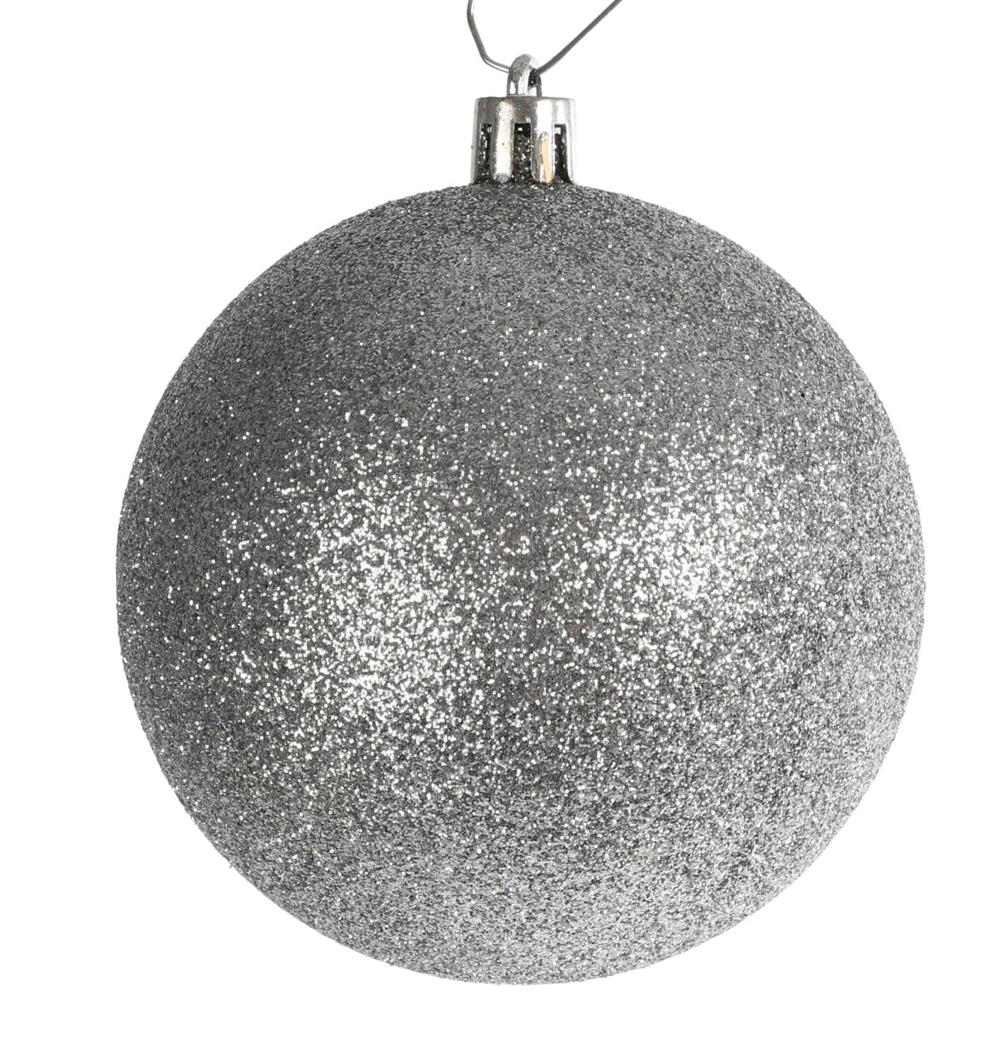 buri-christbaumkugeln-silber-8-cm-kunststoff-35er-set-weihnachtskugeln image 2