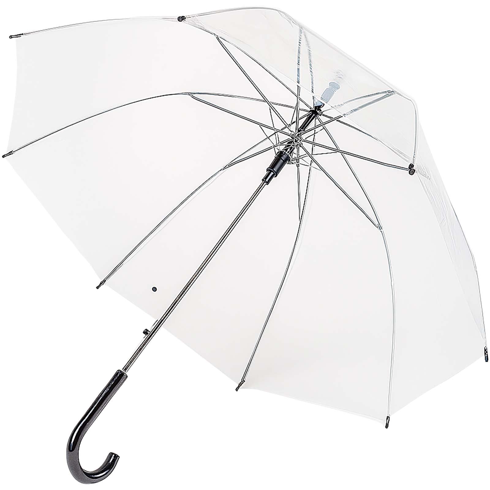 buri-regenschirm-2er-set-transparent-automatikschirm-sturmfest-windfest-90-cm image 2