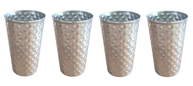 buri-trinkbecher-edelstahl-500-ml-geh-mmert-4er-set-campingbecher image 1