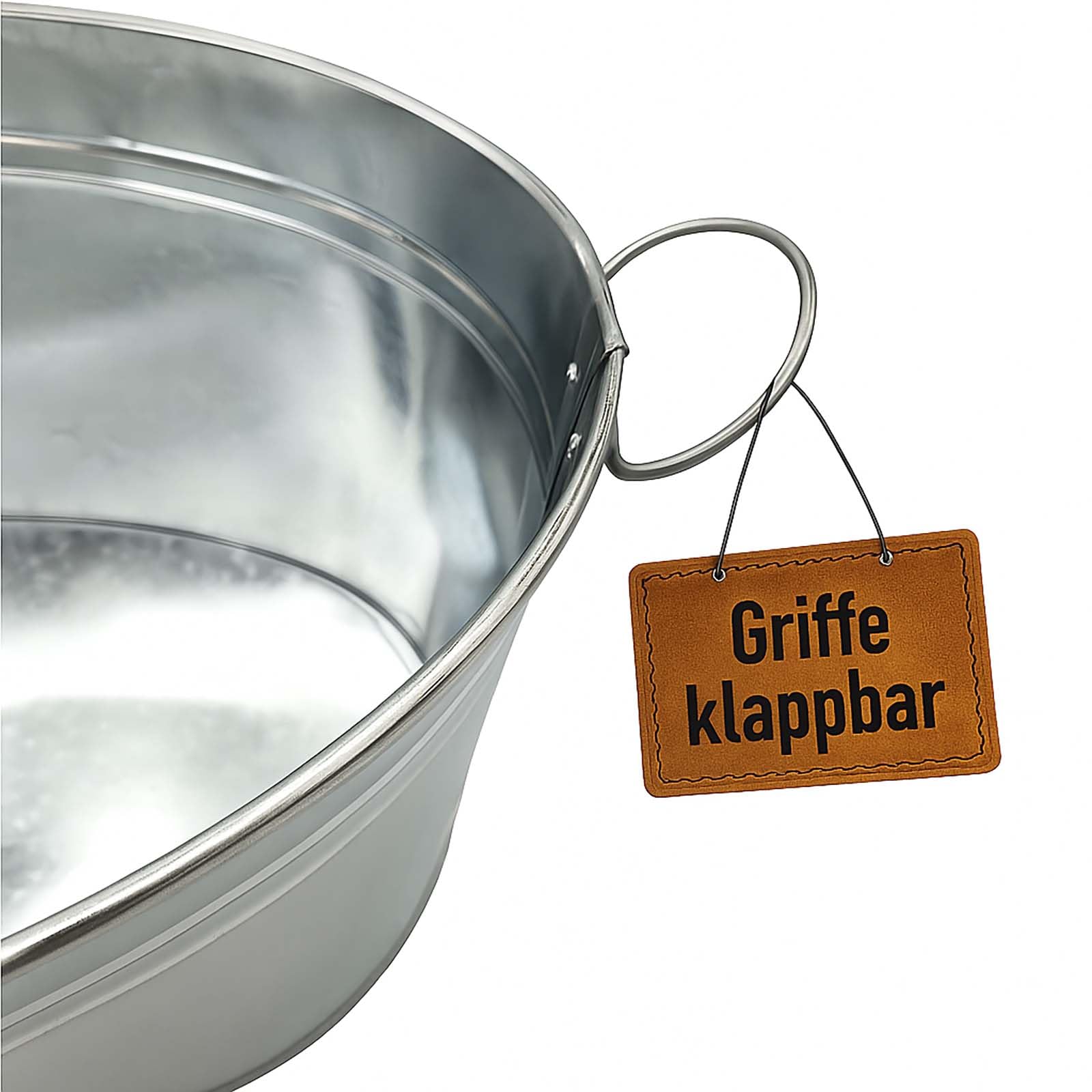 buri-getr-nkewanne-mit-henkel-24-liter-zink image 4