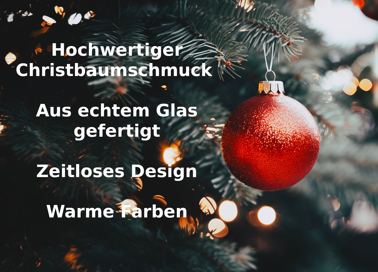 buri-christbaumkugeln-glas-rot-pink-42er-set-5-7-cm image 5
