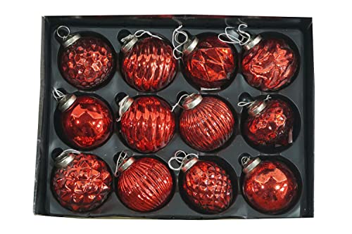 buri-christbaumkugeln-glas-rot-8-cm-12er-set image 4