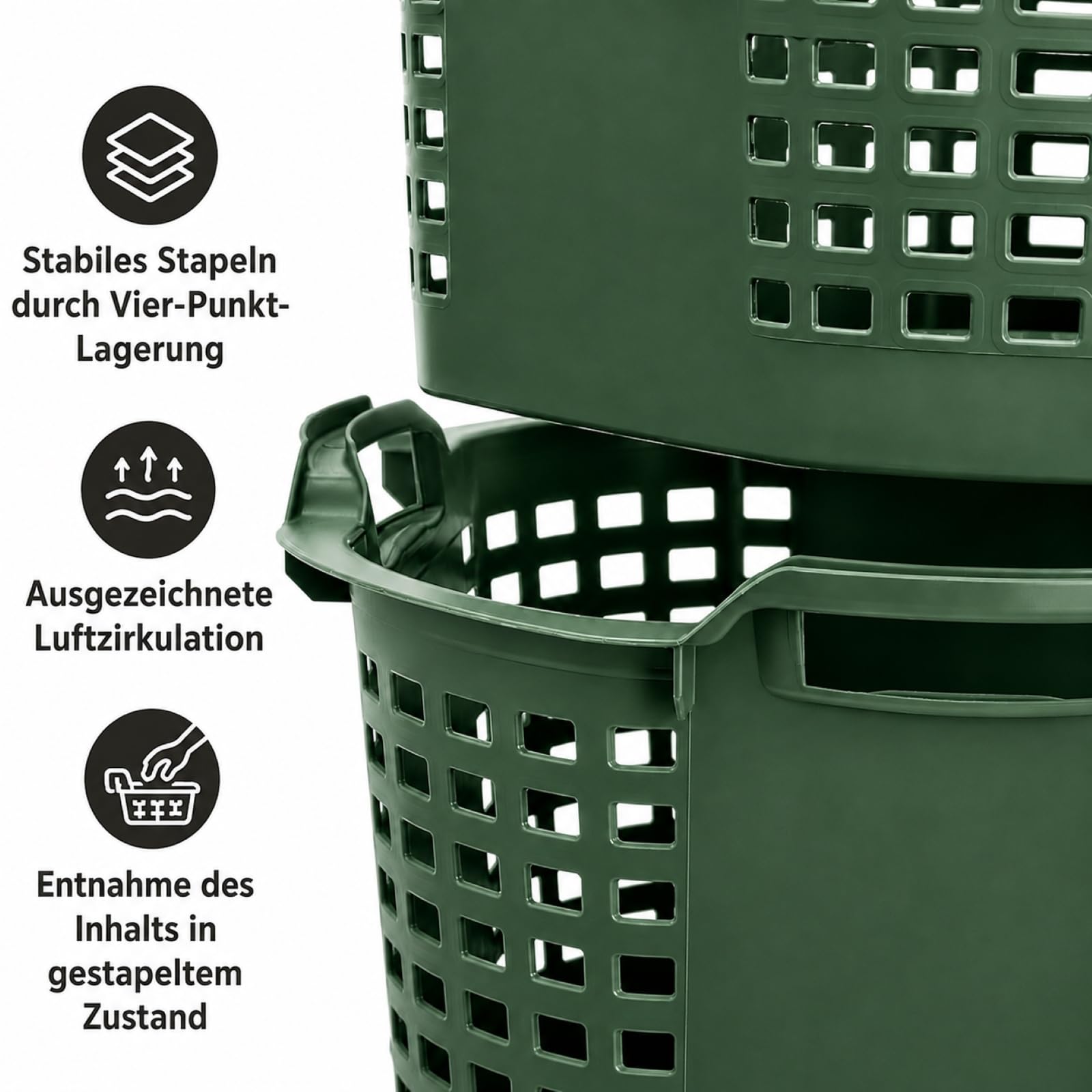 buri-erntekorb-25-liter-5er-set-gr-n-hdpe image 5