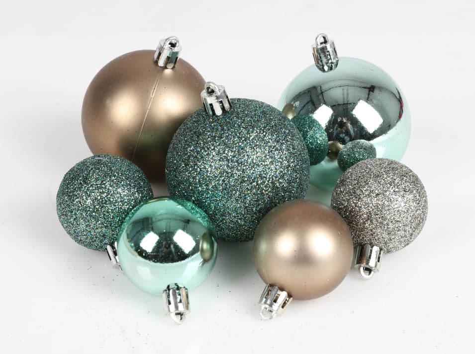 buri-christbaumkugeln-kunststoff-t-rkis-braun-silber-30er-set-4-6-cm image 8