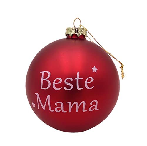 buri-weihnachtskugel-glas-beste-mama-10-cm-rot-christbaumschmuck image 2