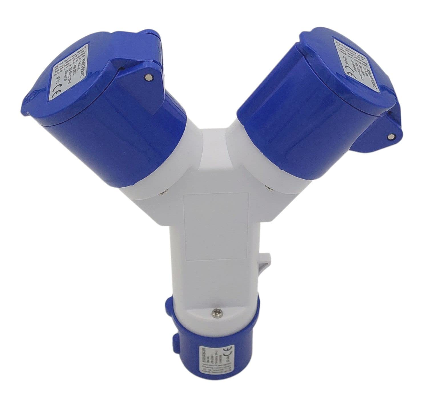 buri-cee-verteiler-2-fach-16-a-camping-adapter-y-verteiler-f-r-wohnwagen-blau-we image 2