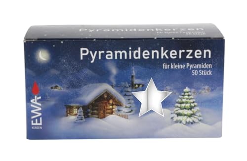 buri-pyramidenkerzen-wei-50er-set-14x70-mm-weihnachtskerzen image 8