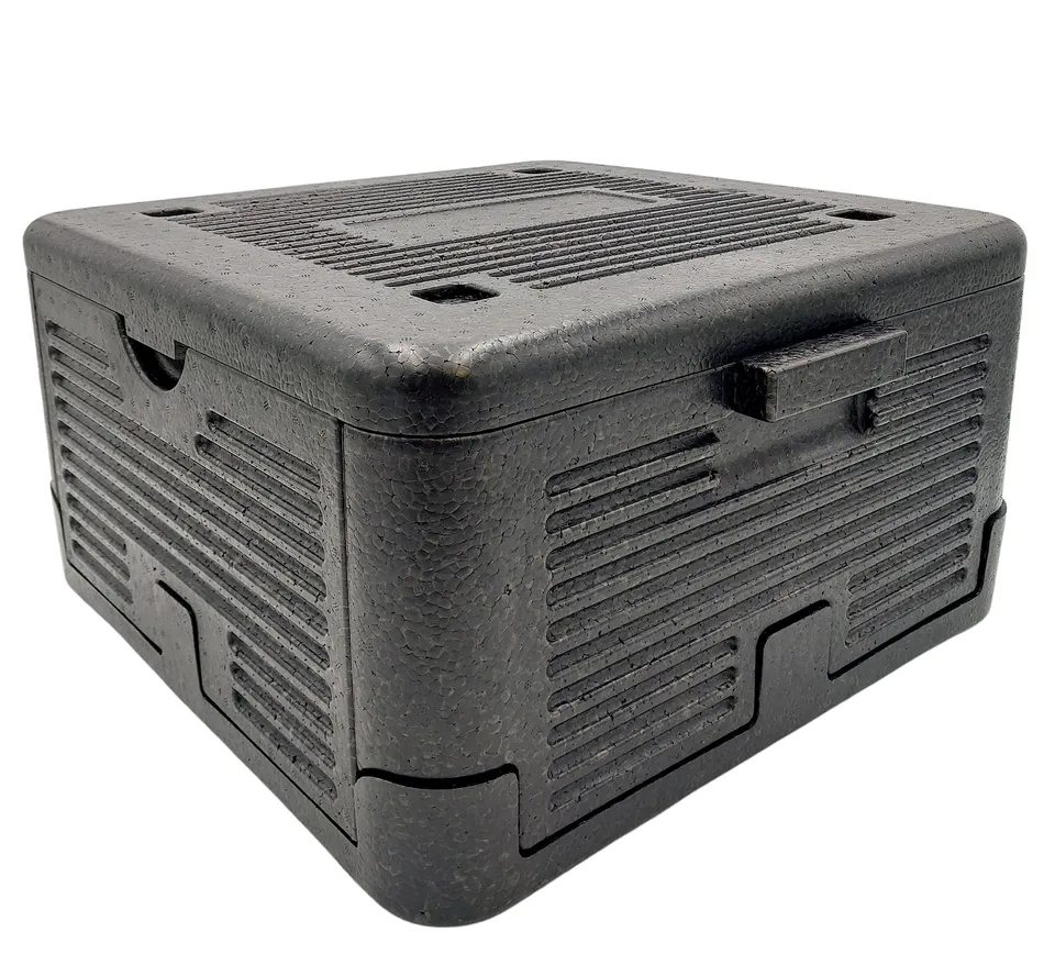 buri-faltbare-k-hlbox-18-l-thermobox-isolierbox-pizzabox-camping-outdoor-schwarz image 1