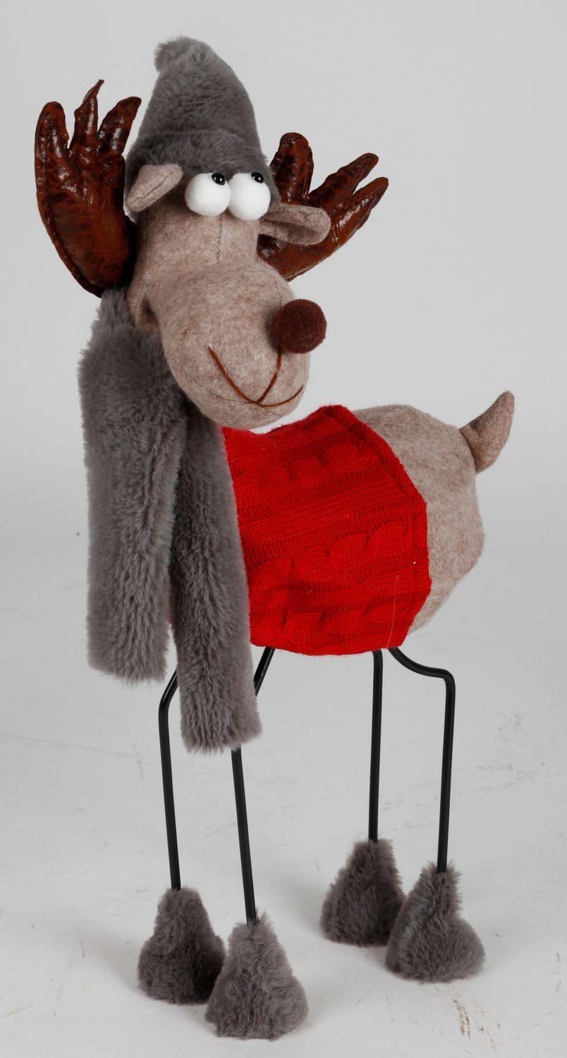 buri-weihnachts-rentier-55-cm-wackelk-rper-winterdeko image 3