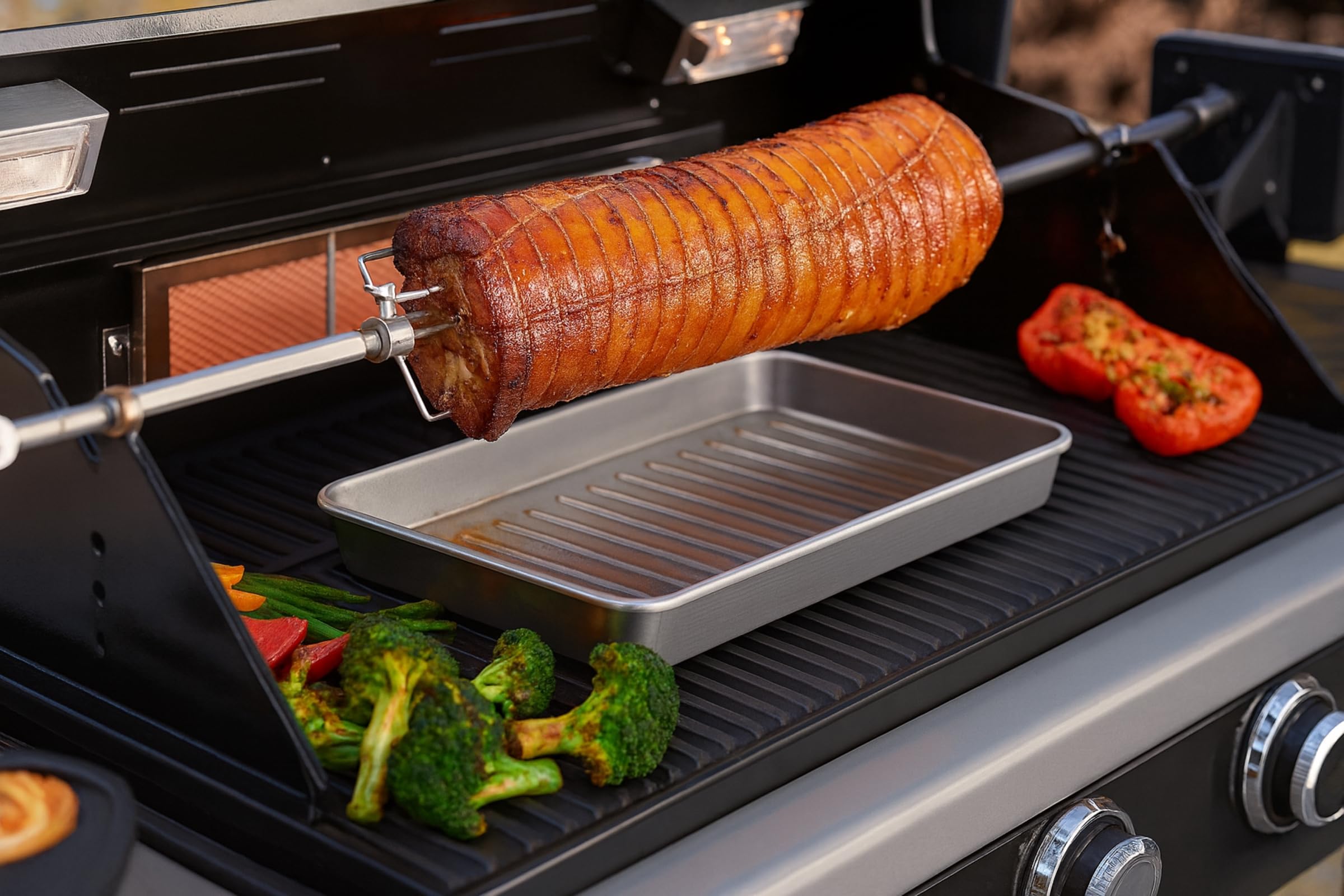 buri-grillschale-66x27x6-cm-fettwanne-tropfschale-f-r-gas-kohlegrill image 5
