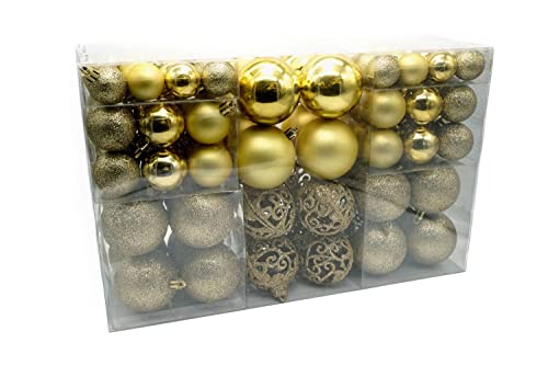 buri-weihnachtskugeln-100er-set-gold-kunststoff-3-6-cm image 2