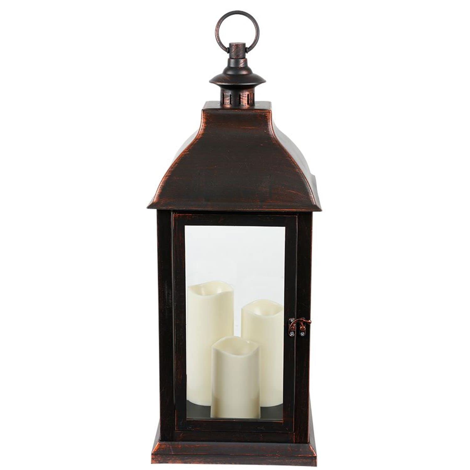 buri-xxl-laterne-vintage-60-cm-schwarz-mit-3-led-kerzen-timer image 6