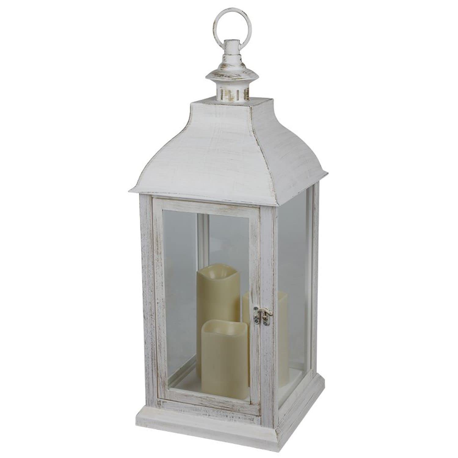 buri-xxl-laterne-60-cm-wei-mit-3-led-kerzen-timer image 5