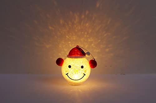 buri-led-weihnachtskugel-schneemann-7-cm-mit-warmwei-er-beleuchtung image 3