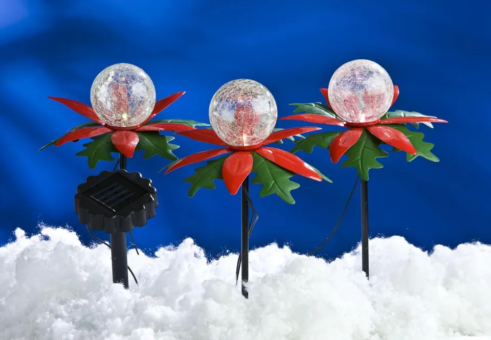 buri-led-weihnachtssterne-solar-3er-set-farbwechsler-au-enbeleuchtung image 1