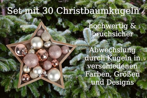 buri-christbaumkugeln-kunststoff-30er-set-4-6-cm-rosegold-wei image 7