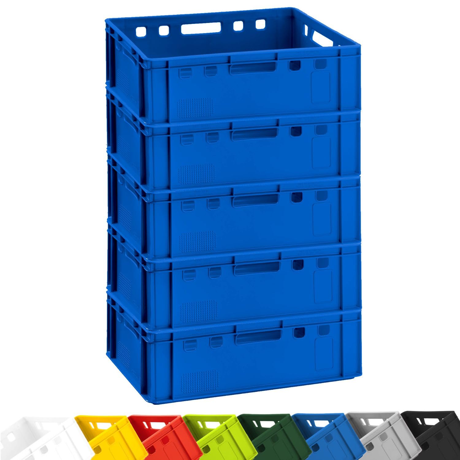buri-fleischkiste-e2-eurobox-60x40x20-cm-5er-set-grau-stapelkiste-euronorm image 8