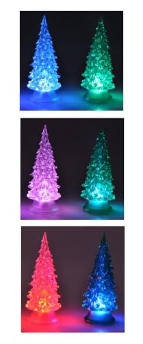buri-led-tannenbaum-mit-farbwechsler-14cm-transparent-acryl image 4