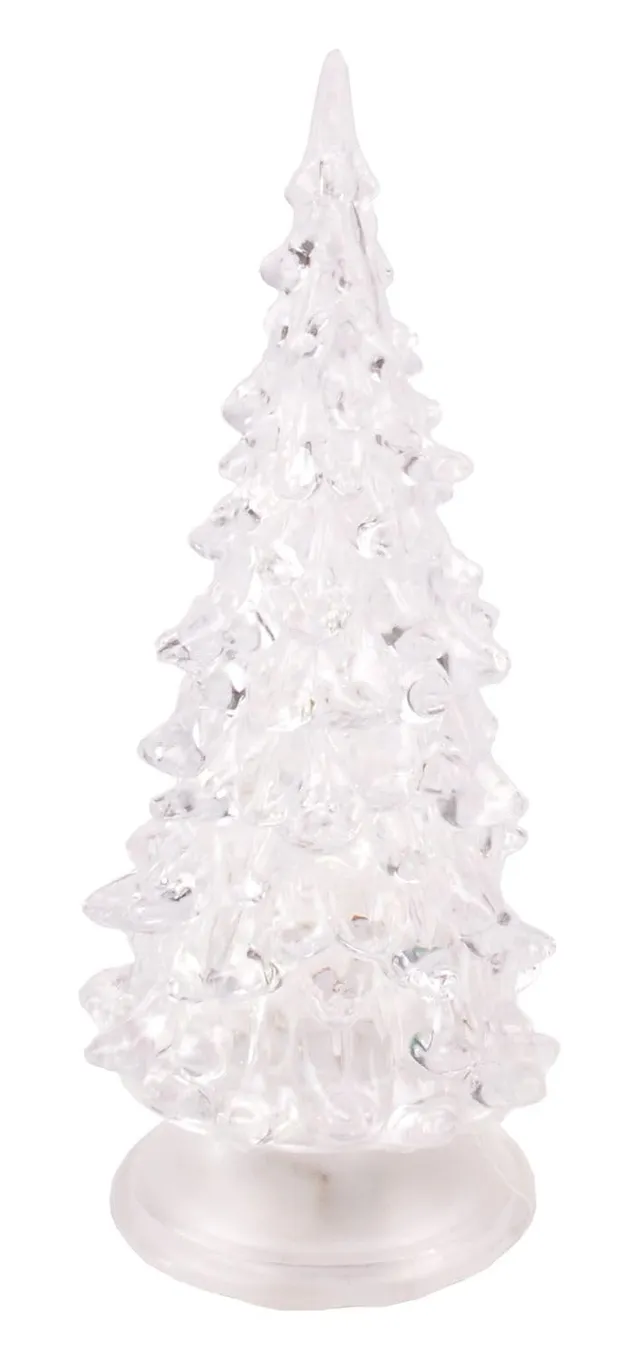 buri-led-tannenbaum-mit-farbwechsler-14cm-transparent-acryl image 1