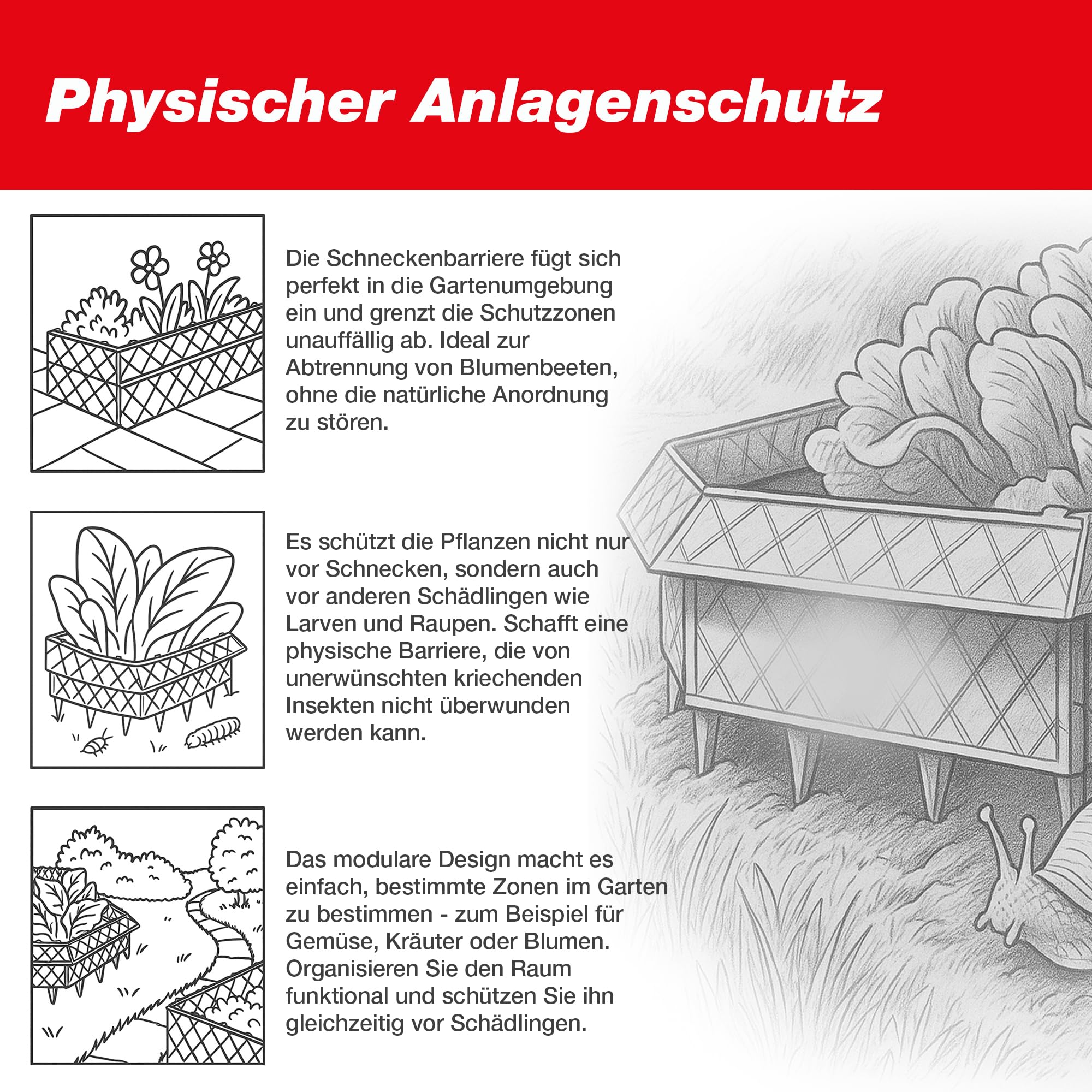swissinno-schneckenzaun-mit-greifzange-komplett-set-2-m-schneckenkragen-mit-ecke image 4