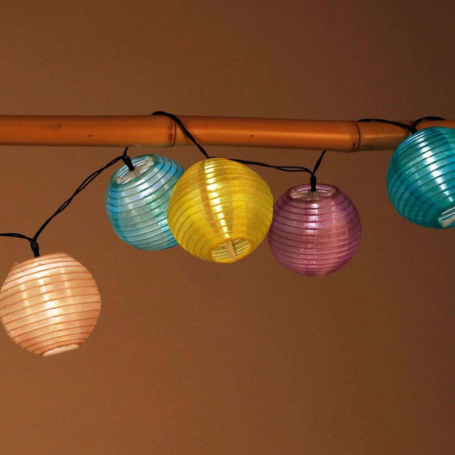 buri-solar-lampion-lichterkette-10-led-warmwei-240cm-outdoor image 1