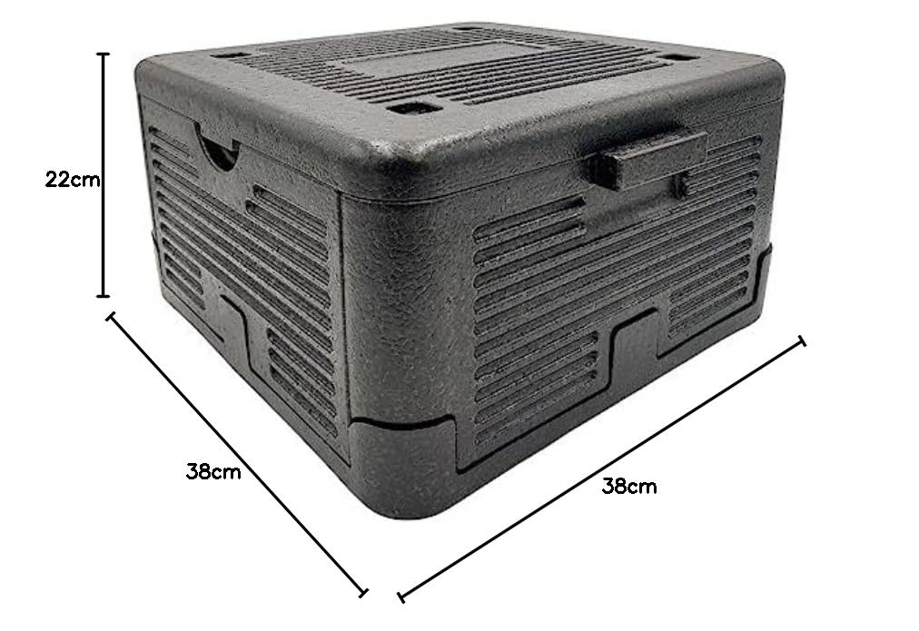 buri-faltbare-k-hlbox-18-l-thermobox-isolierbox-pizzabox-camping-outdoor-schwarz image 6