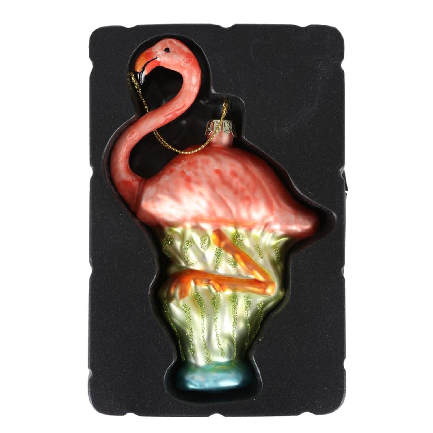 buri-glas-weihnachtsanh-nger-flamingo-12-5-cm-christbaumschmuck image 3