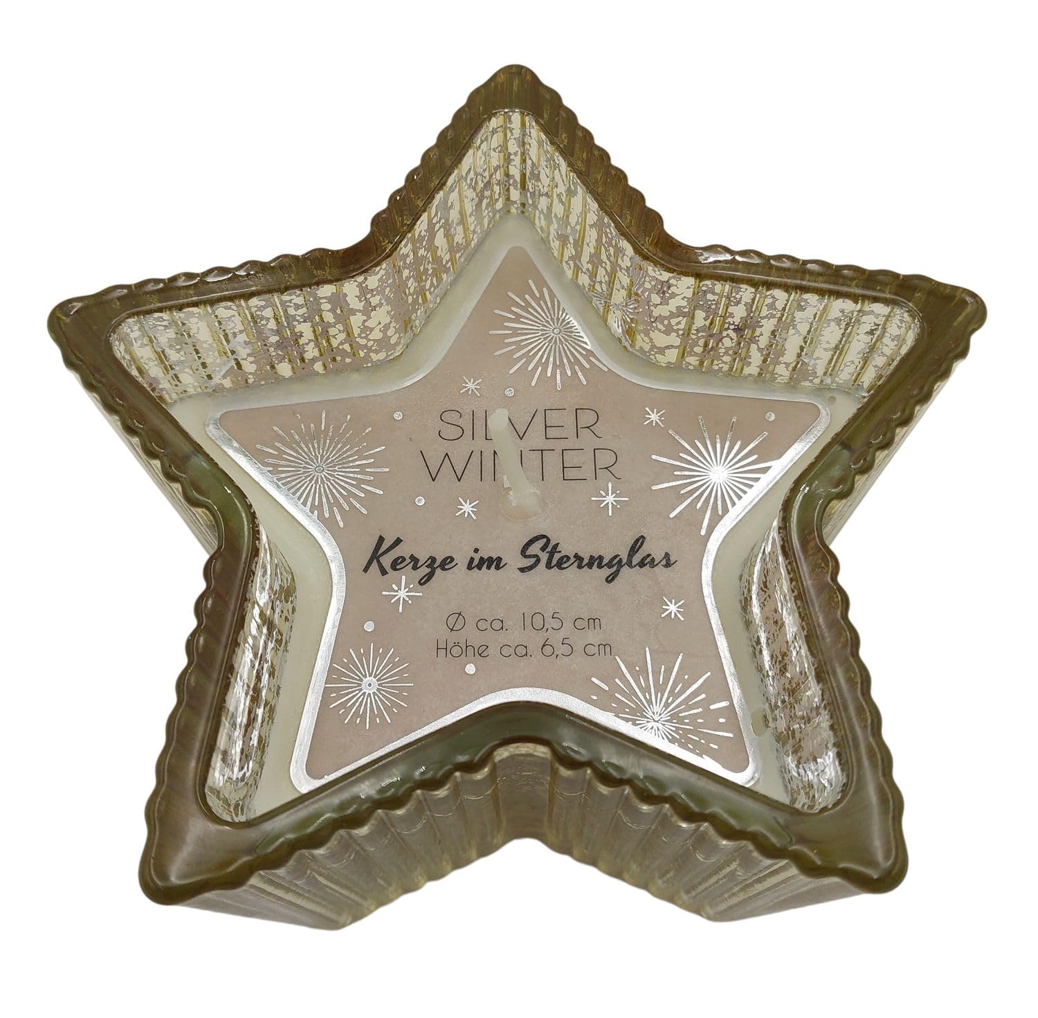 buri-kerze-im-sternglas-weihnachtskerze-dekokerze-glas-sternmotiv image 1