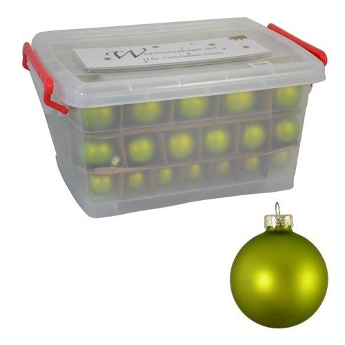 buri-glas-weihnachtskugel-set-72tlg-pink-mit-box-4-5-6-cm image 4