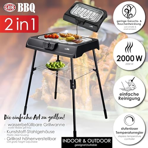 buri-lex-bbq-elektrogrill-2000-watt-2in1-tischgrill-und-standgrill-mit-edelstahl image 8