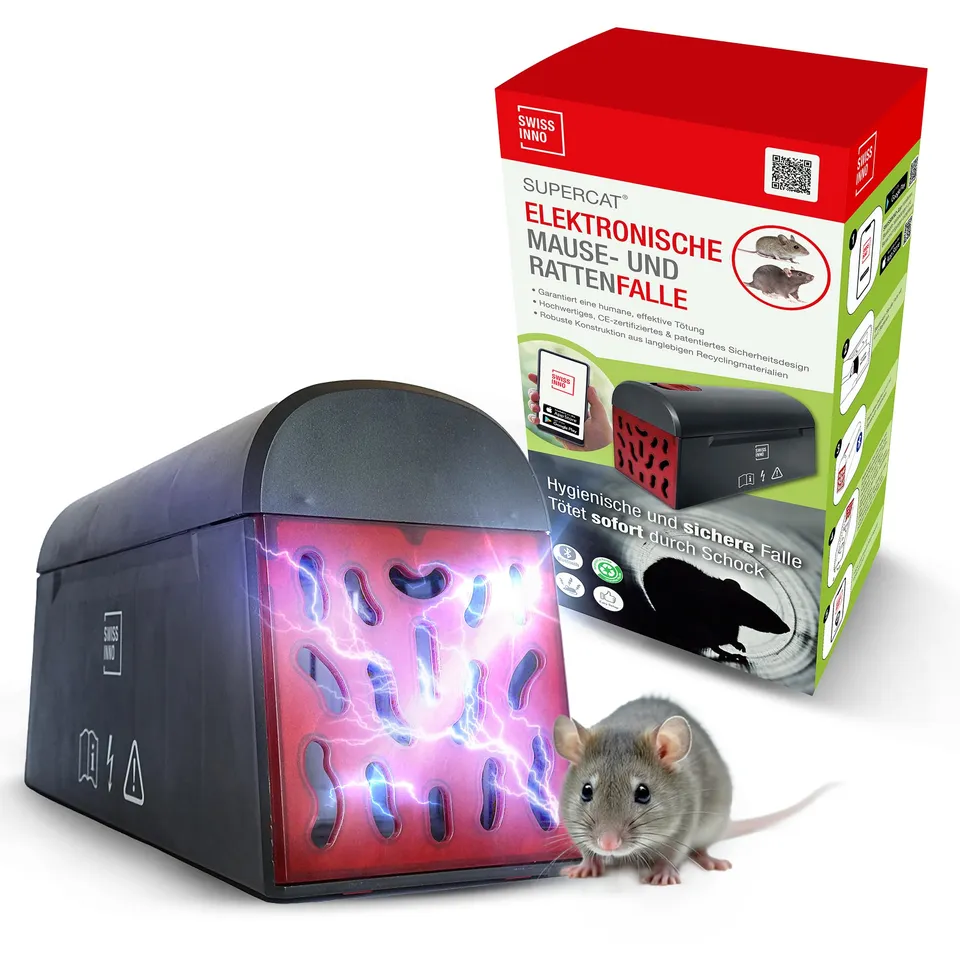 swissinno-rattenfalle-m-usefalle-elektrisch-supercat-bluetooth-app-hochspannungs image 1