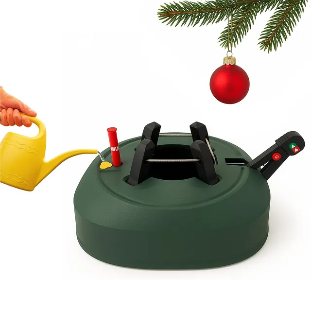 buri-weihnachtsbaumst-nder-2-2-m-christbaumst-nder-mit-fu-pedal-3-2-l-wasserbeh- image 1