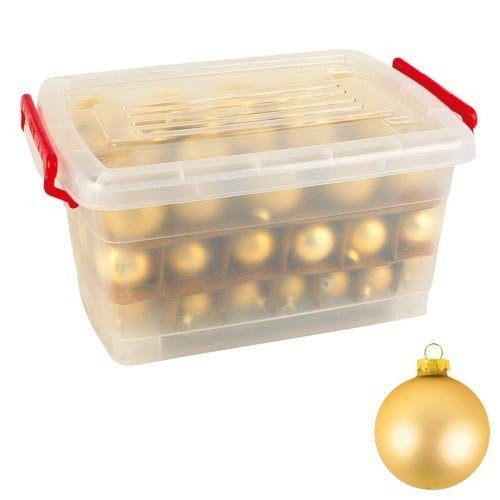 buri-glas-weihnachtskugel-set-72tlg-pink-mit-box-4-5-6-cm image 5