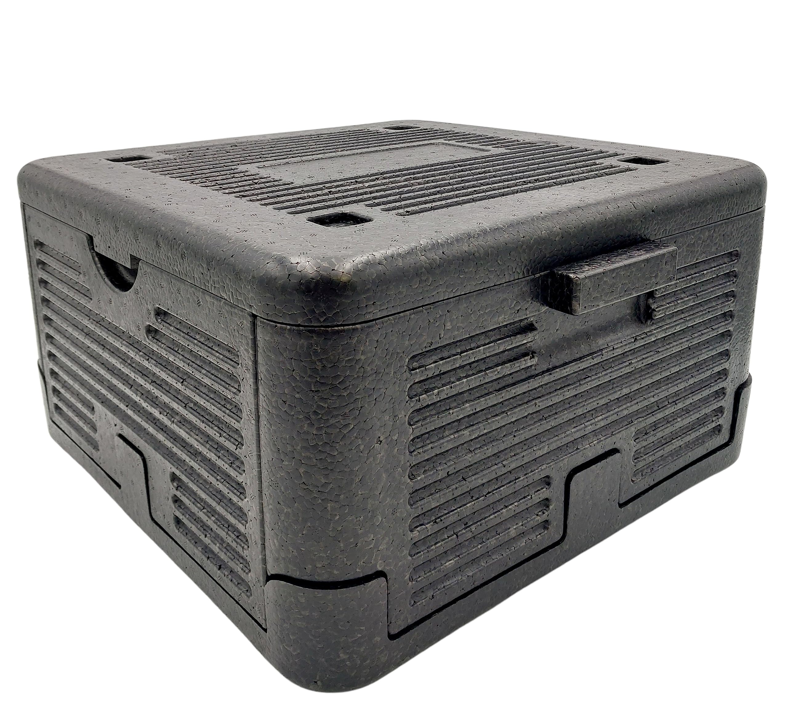 buri-faltbare-k-hlbox-18-l-thermobox-isolierbox-pizzabox-camping-outdoor-schwarz image 1