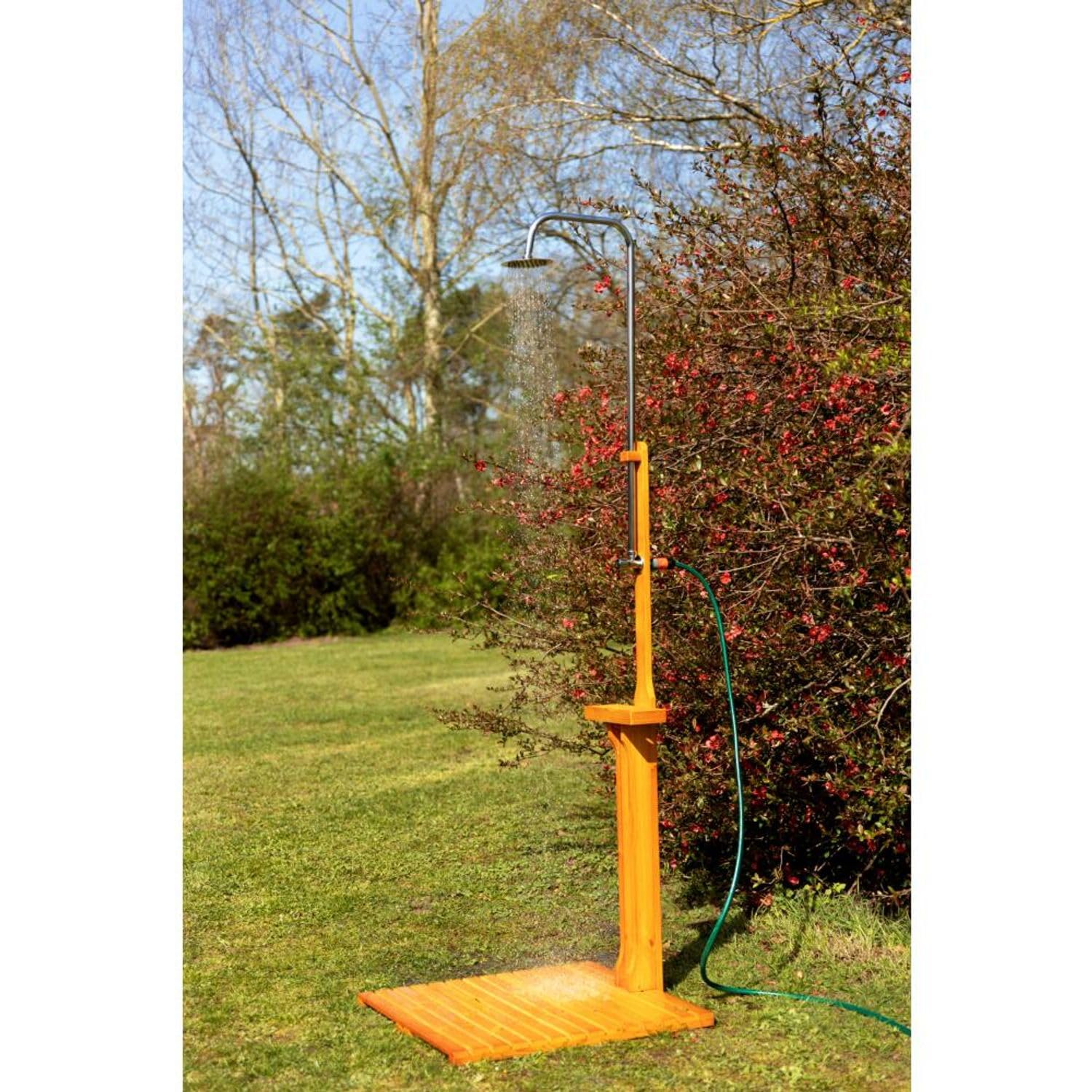 buri-gartendusche-holz-221-cm-au-endusche-kiefer-pooldusche image 3