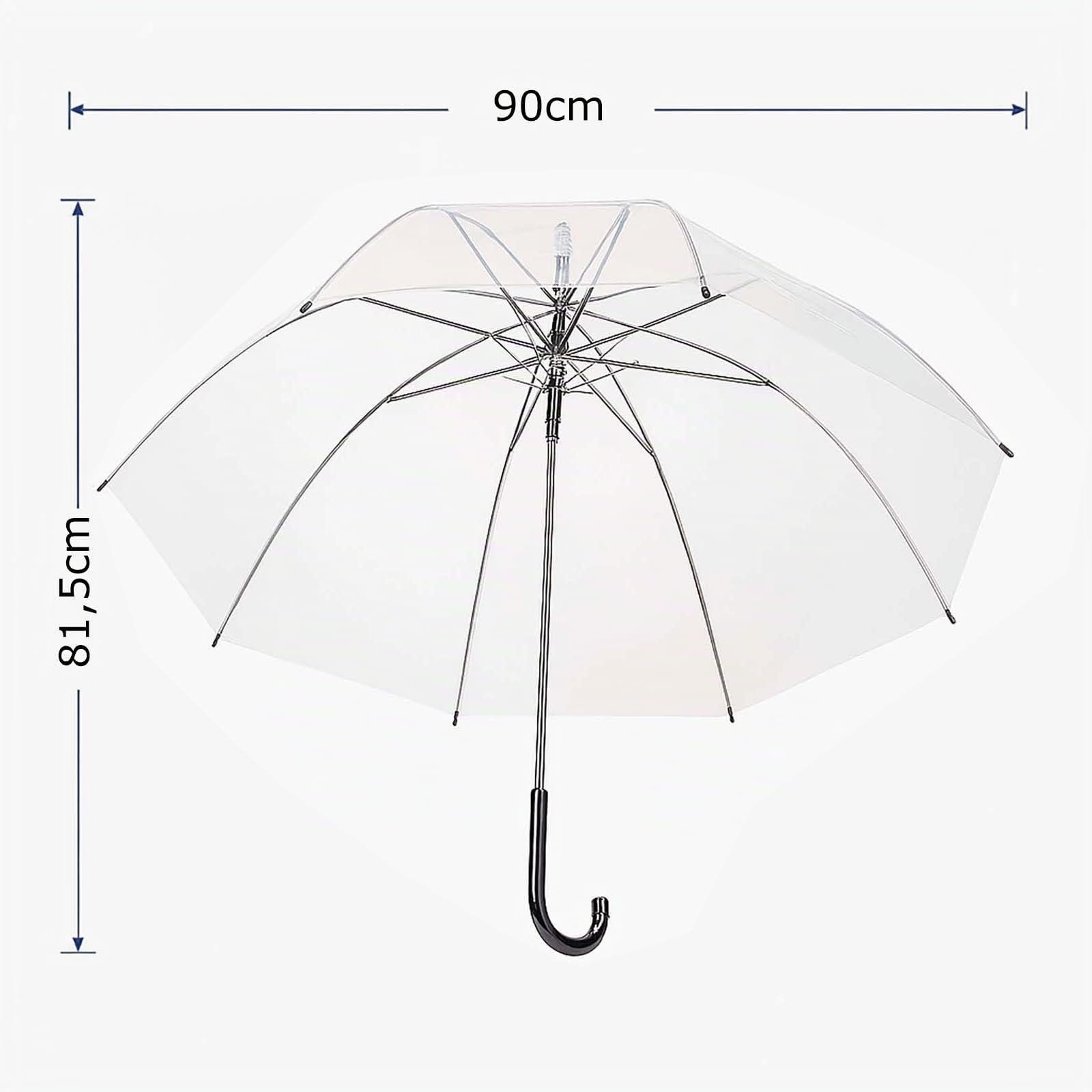 buri-regenschirm-2er-set-transparent-automatikschirm-sturmfest-windfest-90-cm image 4