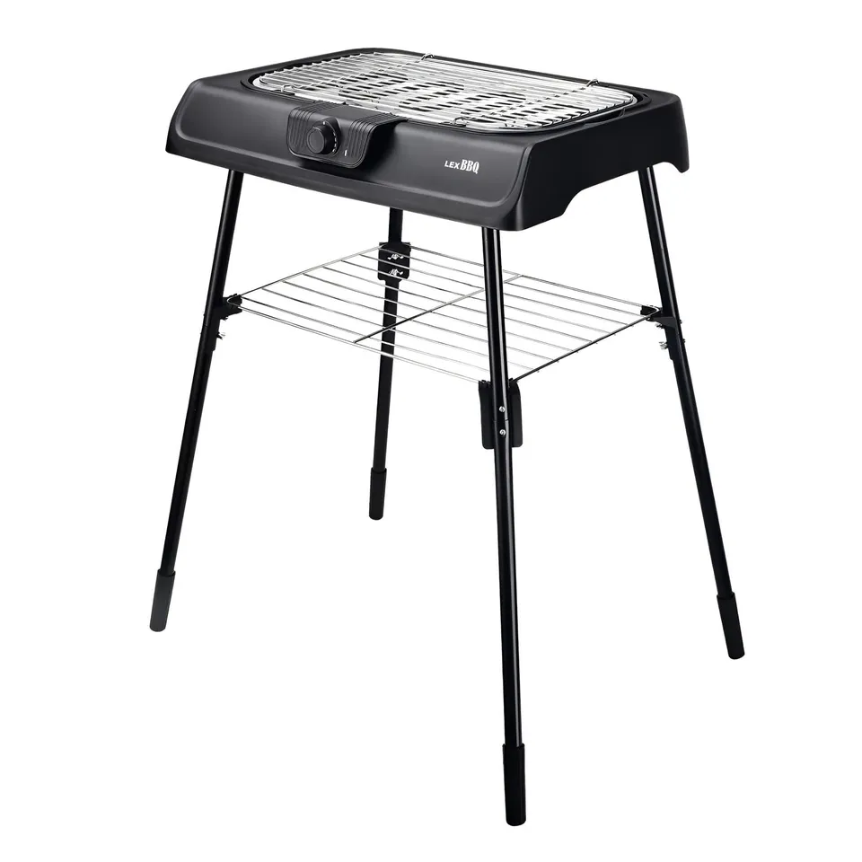 buri-lex-bbq-elektrogrill-2000-watt-2in1-tischgrill-und-standgrill-mit-edelstahl image 1