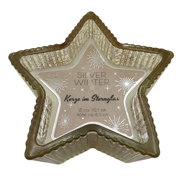 buri-kerze-im-sternglas-weihnachtskerze-dekokerze-glas-sternmotiv image 1