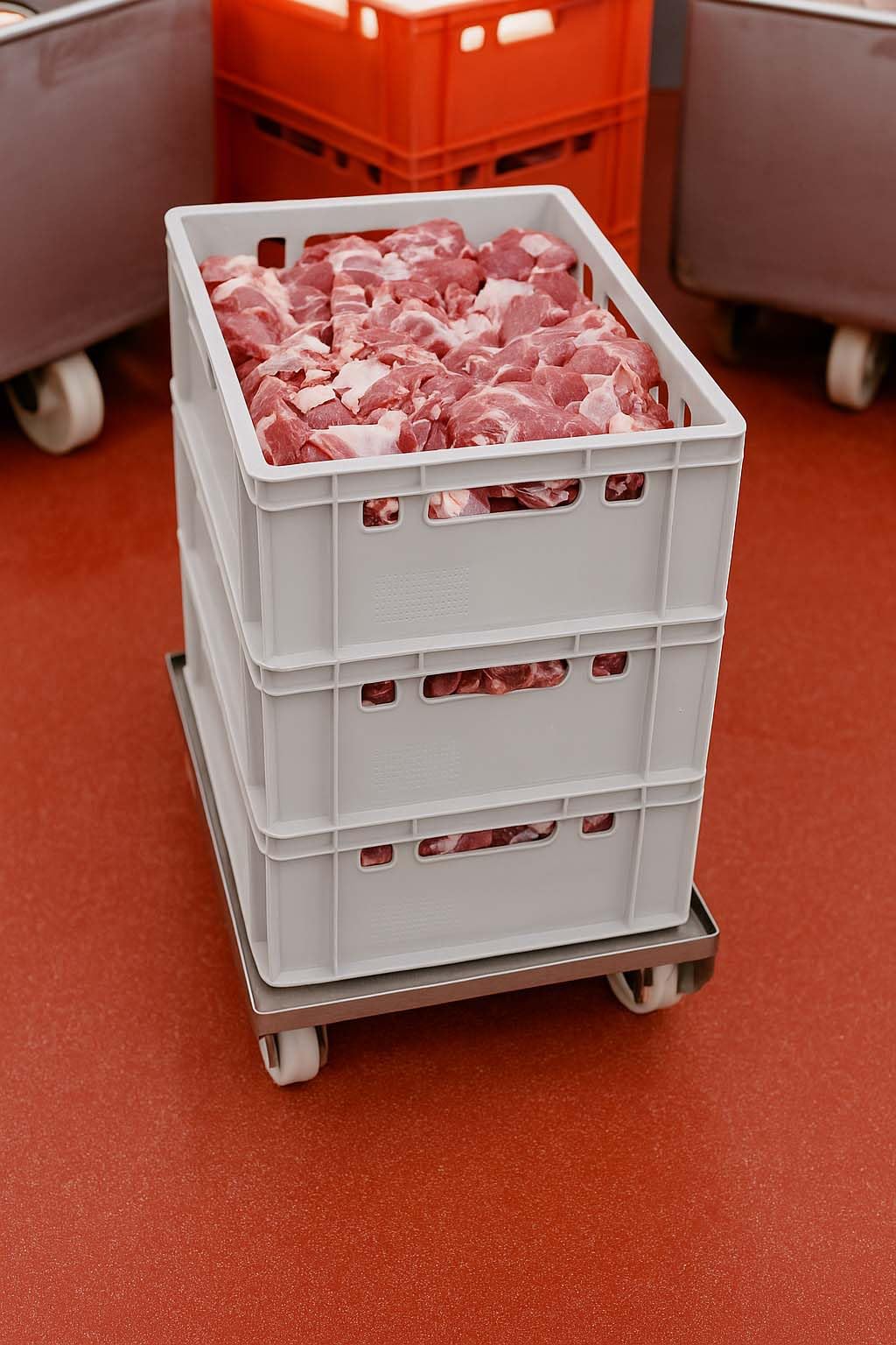 buri-fleischkiste-e2-60x40x20-cm-grau-eurobox-stapelkiste-3er-set-hdpe-lebensmit image 5