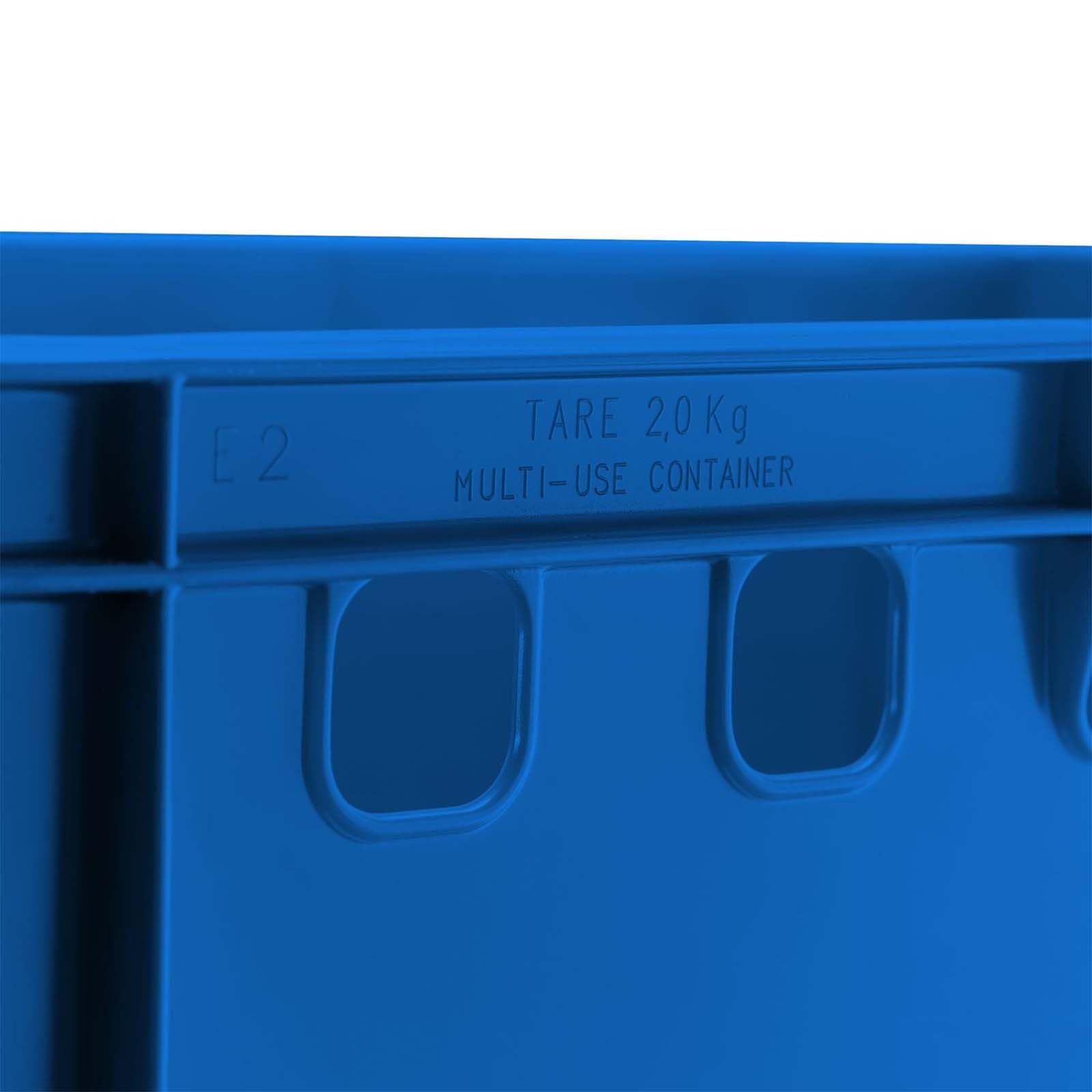 buri-fleischkiste-e2-eurobox-60x40x20-cm-blau-hdpe-stapelkiste image 2