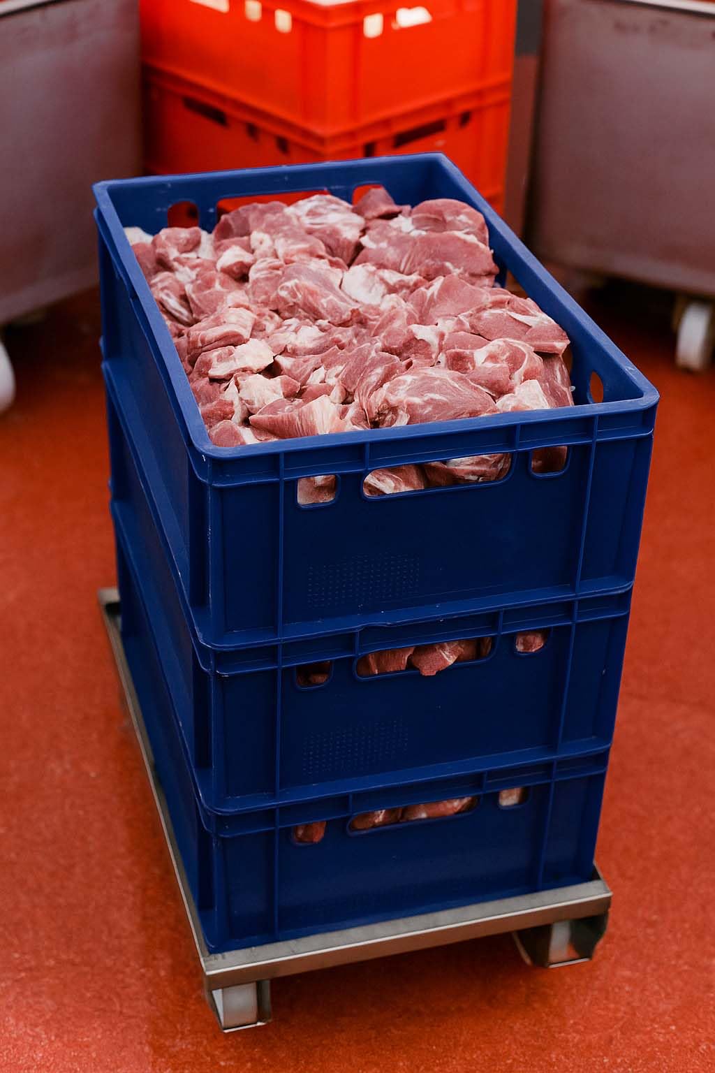 buri-fleischkiste-e2-eurobox-60x40x20-cm-blau-hdpe-stapelkiste image 5