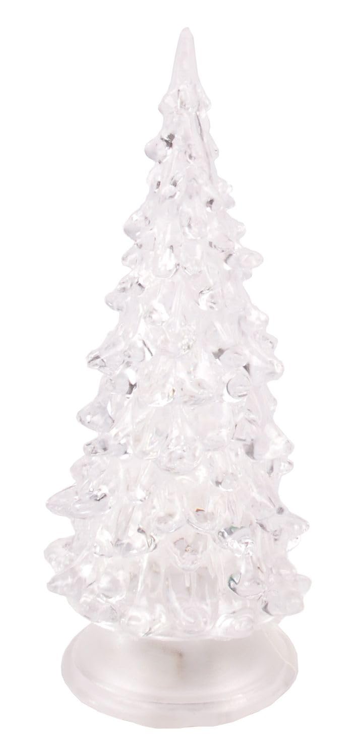 buri-led-tannenbaum-mit-farbwechsler-14cm-transparent-acryl image 1